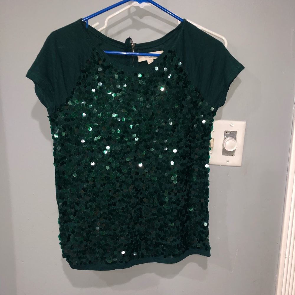 gorgeous loft blouse size sp